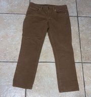 Tory Burch ivy super skinny corduroy pants 26