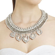 Crystal Woven Chain Necklace