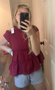 Maroon Blouse