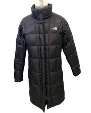 The North Face Puffer Jacket knee Length Long Dark Brown FLAWED size small