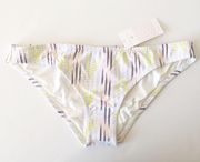 Eberjey Bikini Bottoms Womens Small Boho All Over Print Swimwear New NWT