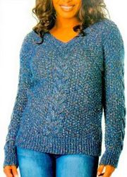 ADRIENNE VITTADINI Cable Knit Confetti Sweater Size XXL