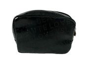 YSL Black Patent Beaute Cosmetic Travel Makeup Bag