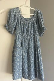 Blue Flowy Dress