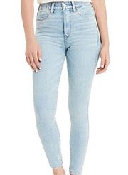 American Eagle Highest Rise Jegging Womens 00 Short 360 Stretch Jeans Light Wash