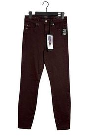 NWT Liverpool High Rise Ankle Jeans in Root Beer 2 / 26 Cropped Skinny Brown
