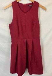 Red Fit Flare Dress Size Small