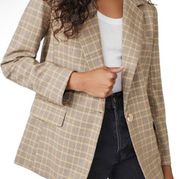 Free People Crosby Plaid Blazer