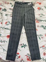 Grey Plaid Pants