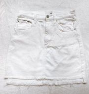 Aritzia Wilfred Free Denim Mini Skirt