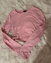 Cropped Long Sleeve Shirt