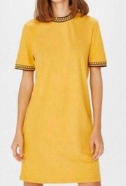 Vans 100% Cotton High Roller V T-Shirt Jacquard Flat Knit Mango Mojito Dress M