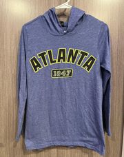 Lightweight Purple Athletic Hoodie 