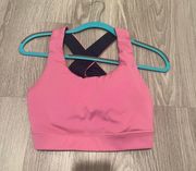 Pink Sports Bra