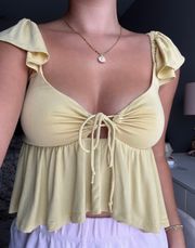Boutique Yellow Top