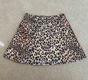 Princess Polly Leopard Print Satin Skirt