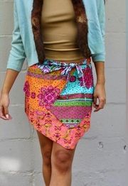 Becca by Rebecca V. Handkerchief Mini Skirt