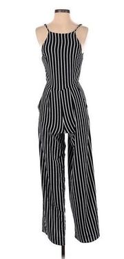 MM Women Black Jumpsuit L NWT dillards overalls Macys