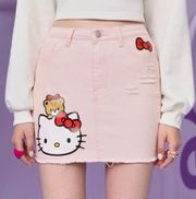 Hello kitty Jean skirt