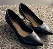 Clarks Black Kitten Heels