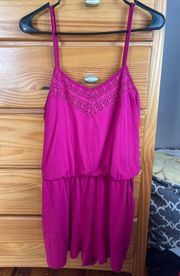 Fuscia Romper