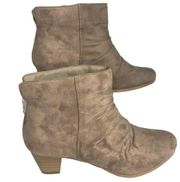 Journee Collection Jemma Bootie Taupe Size 10 NIB