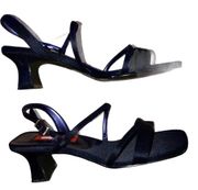 Vintage 90’s/Y2K square toe strappy sandals 7.5