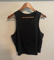 Johnny Was Calme Black Tank Top Size Medium NWOT