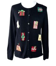 VTG Cambridge Dry Goods Handmade Christmas Presents Button up Cardigan Women's S