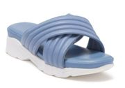 NEW FRENCH CONNECTION River Platform Sandal In Ltblu