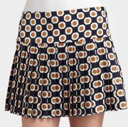 Silk Geo Mini Skirt