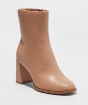 NWT A New Day Janelle Boots in Tan Sz 8