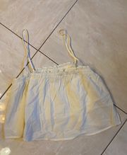 Linen Crop Top Size M