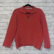 Pink Tommy Bahama half Zip up Sweatshirt | Size S