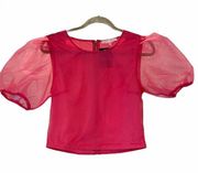 Etophe Studios Hot Pink Top w/short sleeves