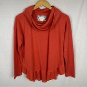 Anthropologie Maeve Addie Ruffled Hacci Pullover Size S
