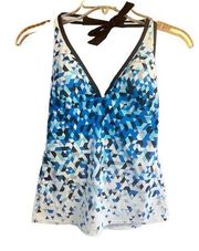 Nike Tankini Swimsuit Top Sz 8 NWOT