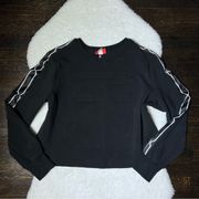 Hunter for Target Black Embossed Logo Crewneck Sweatshirt