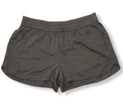 Maurices Taupe Slinky Flowy Elastic Pull On Shorts