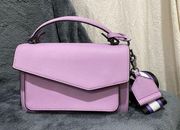 Cobble Hill Colorblock Leather Crossbody Bag LILAC