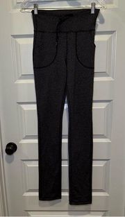 Lululemon  Heathered Grey/Black Will Pant Legging Tights size 4