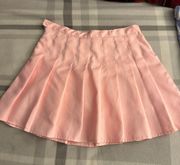 Pink Pleated Skirt