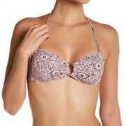 Eberjey Bindi Paisely Cecily Bikini Top NWT L