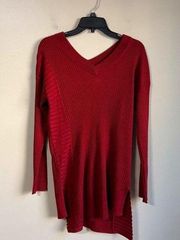 Kaari blue small burgundy winter blouse