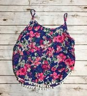 Pink Floral Tank