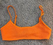 Orange  Bikini Top