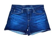 AG Adriano Goldsmied Womens Size 27 Shorts "The Stevie Short" Casual Blue Denim