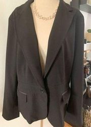 7th avenue New York and company black blazer size 16