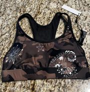 NWT  Bermuda Energy Sports Bra in Camo Green