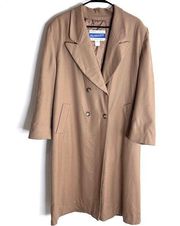 Pendleton Women’s 16 Camel Wool Trench Coat